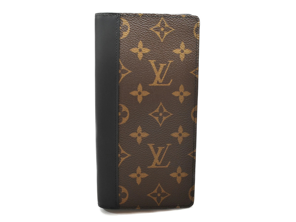 Louis Vuitton Brazza Portefeuille Black Wallet Monogram Long - Picture 2 of 4
